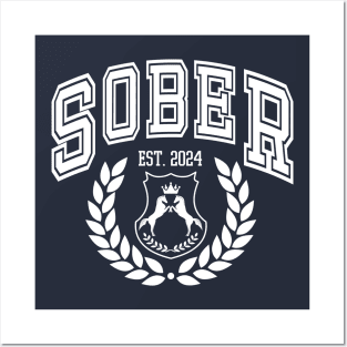 Custom Sobriety | Sober 2024 | Addiction Recovery Posters and Art